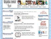 Tablet Screenshot of narodniregistr.cz